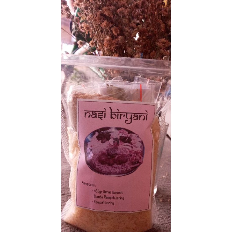 

paket beras nasi biryani 450gr