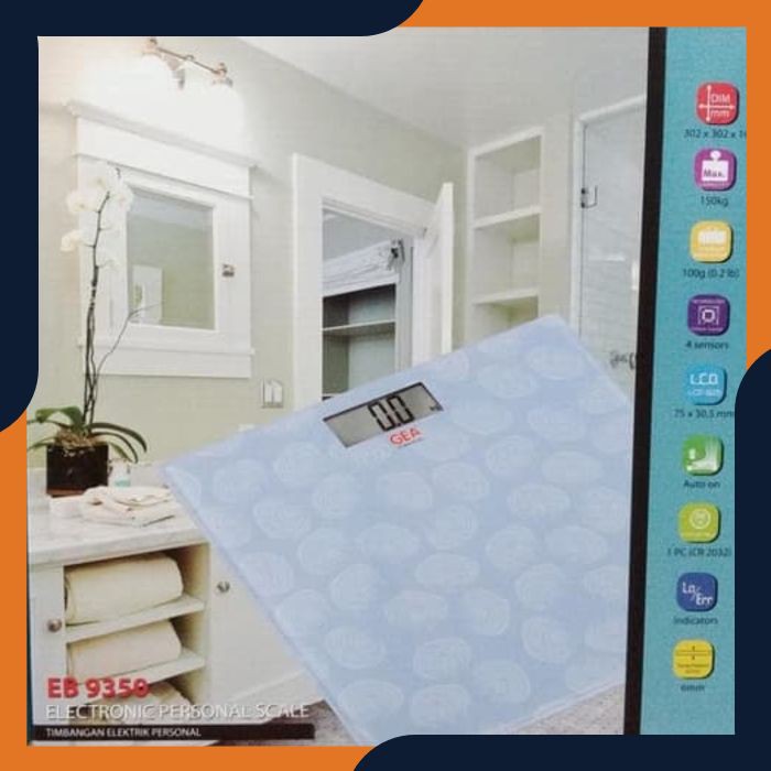 Timbangan Badan Digital GEA EB 9350 Manual Murah Analog Karakter Timbangan Badan Gea Manual MB47