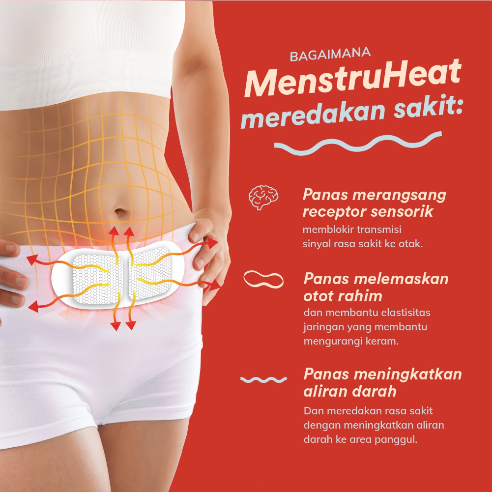 &lt;Bundling&gt; 3pcs MenstruHeat &amp; 3pcs BackHeat | Original dari Singapore | Termurah