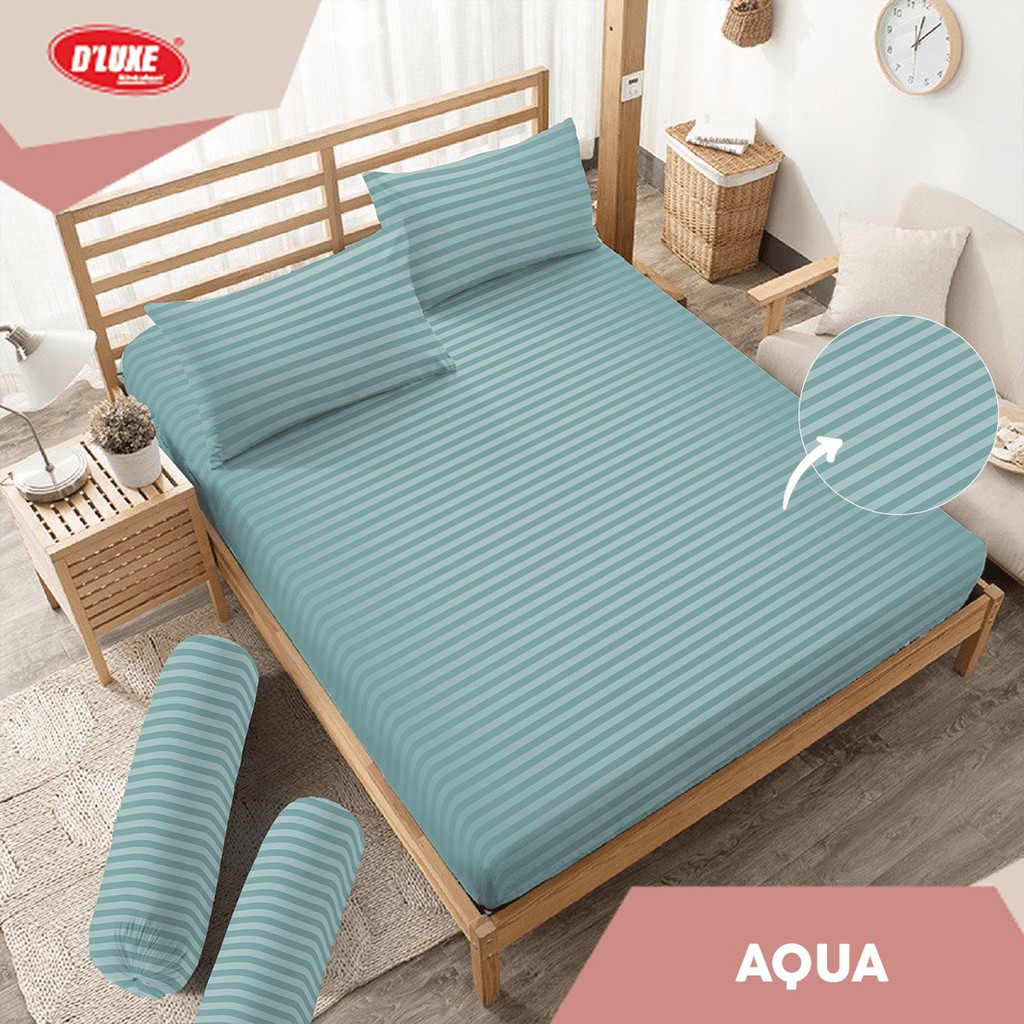 Sprei Kintakun Embosed King Size 180X200cm - Aqua