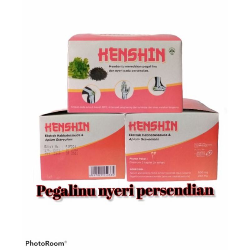 herbal pegalinu nyeri sendi asam urat dll KENSHIN HENSHIN 1box exp 2023