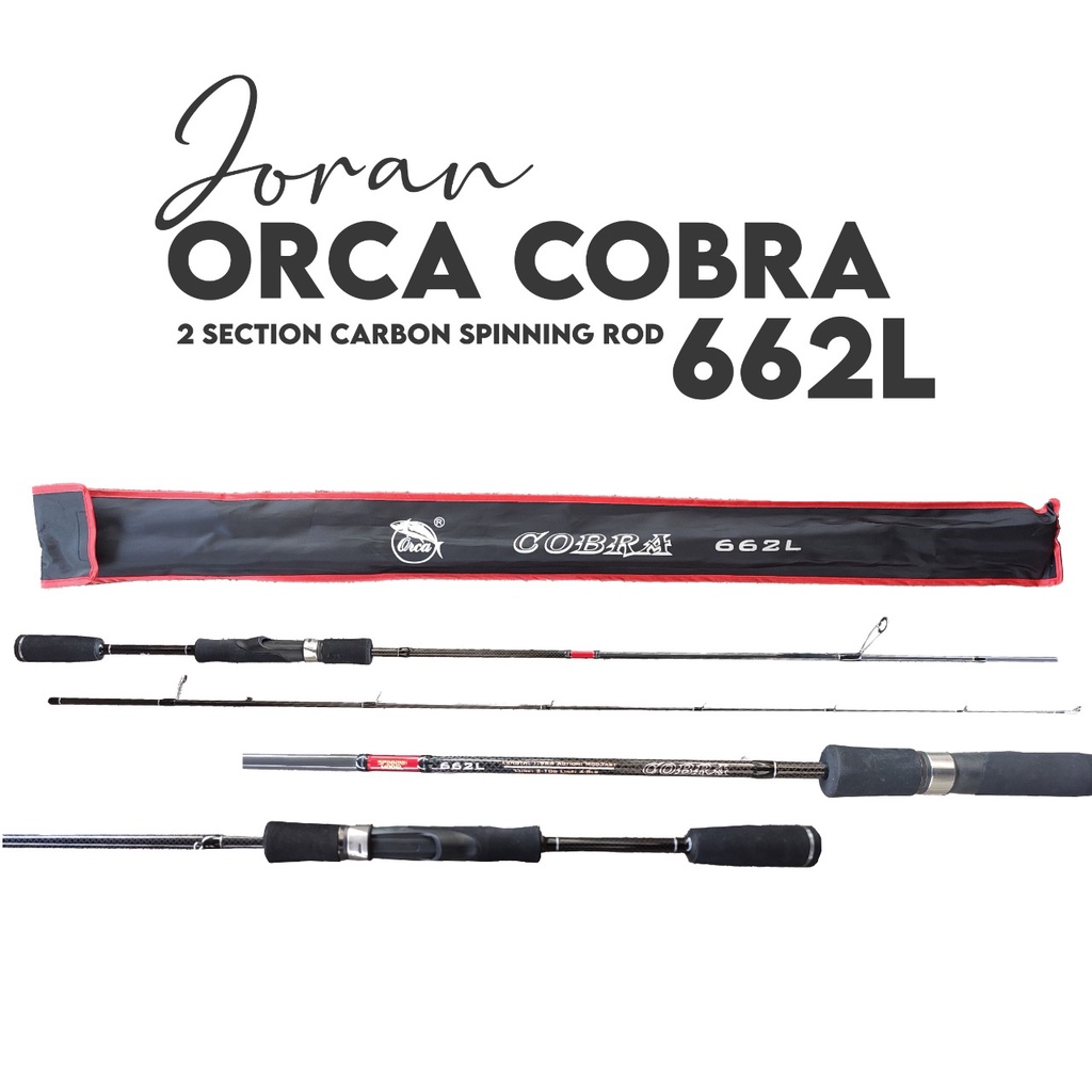 Joran Pancing Orca Cobra 602 183 662 198 Cm Spinning Rod