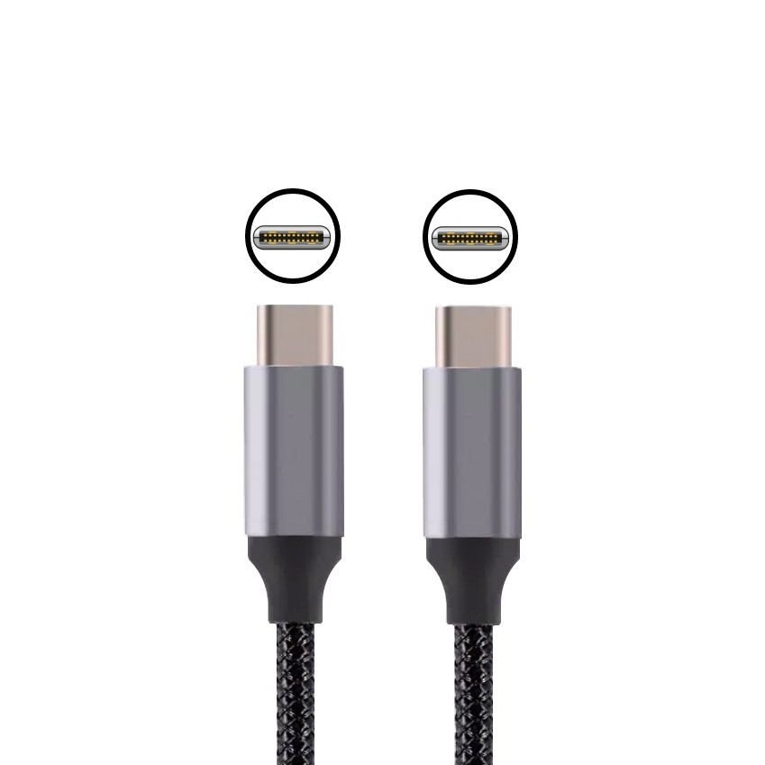 [EX] PD Type C to Type C microUSB Cable Nylon Braided USB Power Delivery 3.1 Macbook Samsung