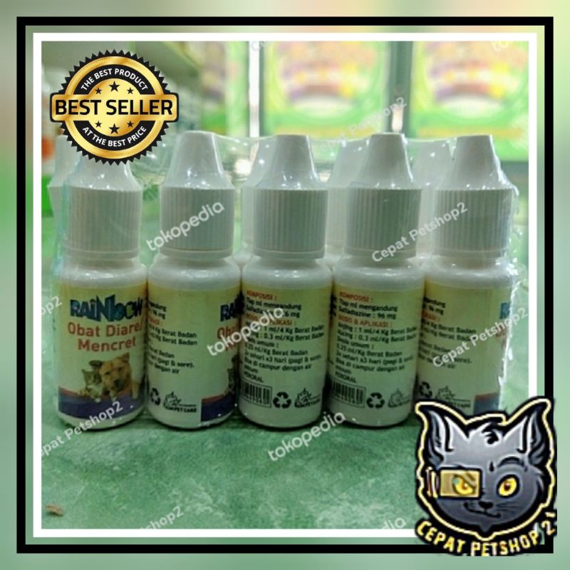 obat diare kucing anjing RAINBOW 8ml