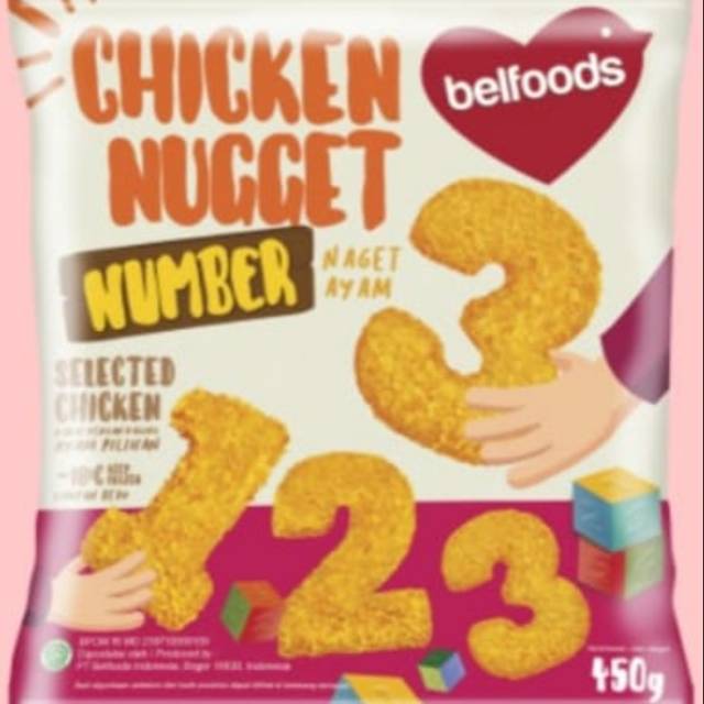 

Nugget ayam Number Belfoods 450 gr