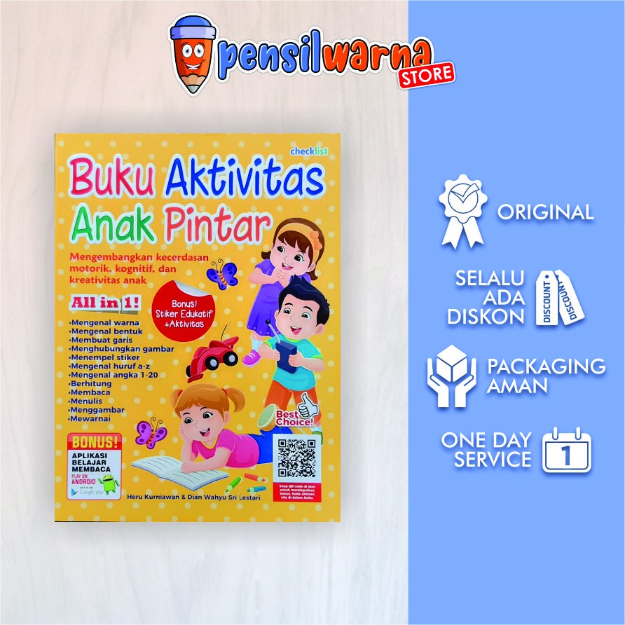 Jual BUKU AKTIFITAS ANAK PAUD & TK : Buku Aktivitas Anak Pintar ...