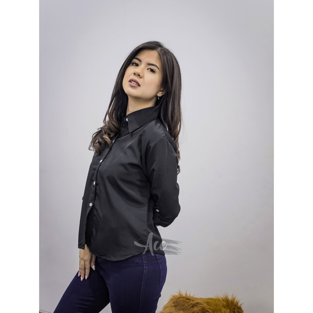 AFI - EC - Lumina Basic / Kemeja Dian ®-Hitam