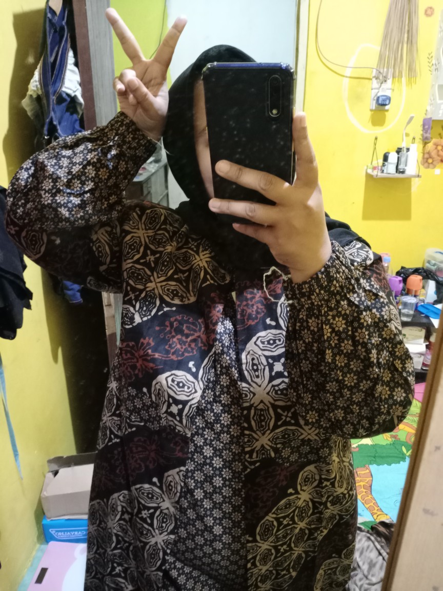 New Arrival 2021 Batik Couple _ Maura Sania Ruffle Batik Couple Ori Ndoro Jowi Dnt Garansi Termurah