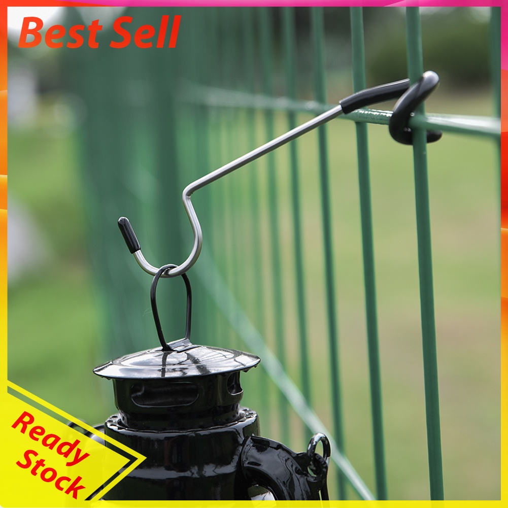 Stainless Steel Light Stand Holder Hooks Portable Tent Pole Lamp Hanger