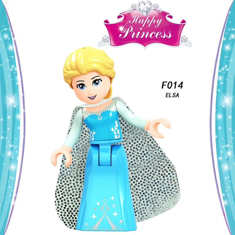 Mainan Figurin Mini Karakter Princess Cinderella Rapunzel Ariel Fairy Tale Untuk Hadiah Anak Perempuan