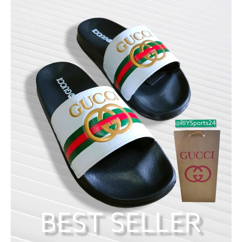 SANDAL PRIA WANITA GUCCI PREMIUM ELEGANT TERLARIS SENDAL CASUAL SENDAL PRIA WANITA TERBARU TERLARIS