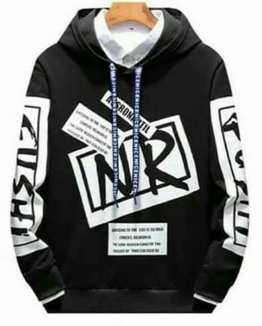 Hoodie pria NR keren