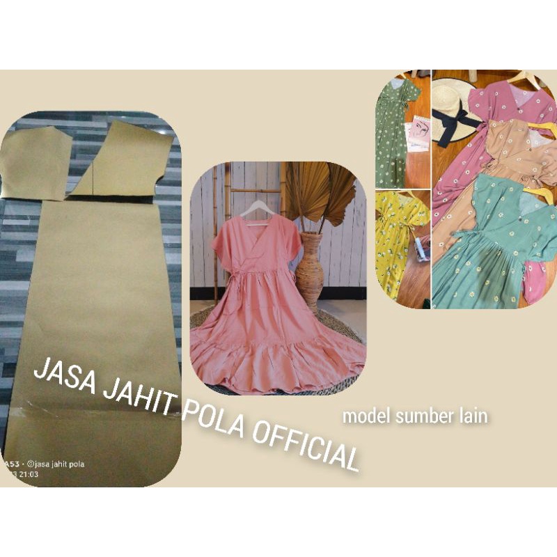 POLA INSTAN DASTER KIMONO/POLA JIPLAK MURAH/POLA DASTER TERBARU
