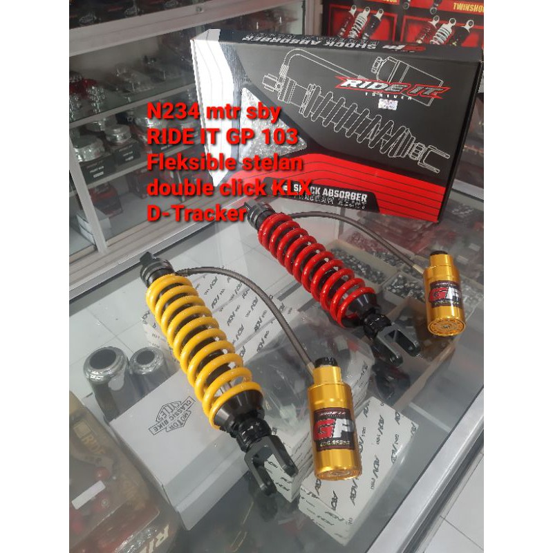 Shock monoshock tabung RIDE IT GP 103 Fleksible double click KLX Dtracker