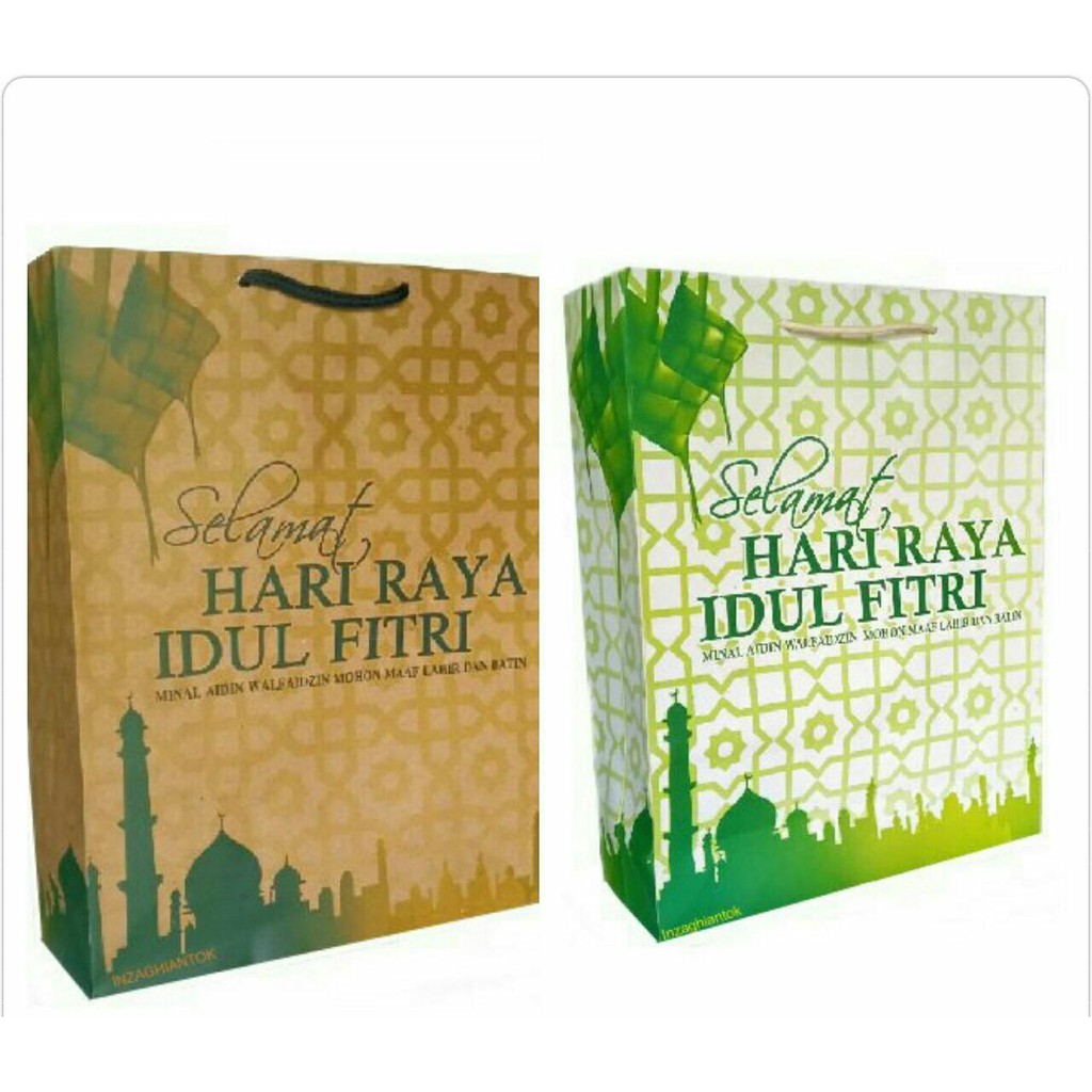 

paperbag lebaran/paperbag ukuran 25x10x32/tas idul fitri/parcel/tas lebaran