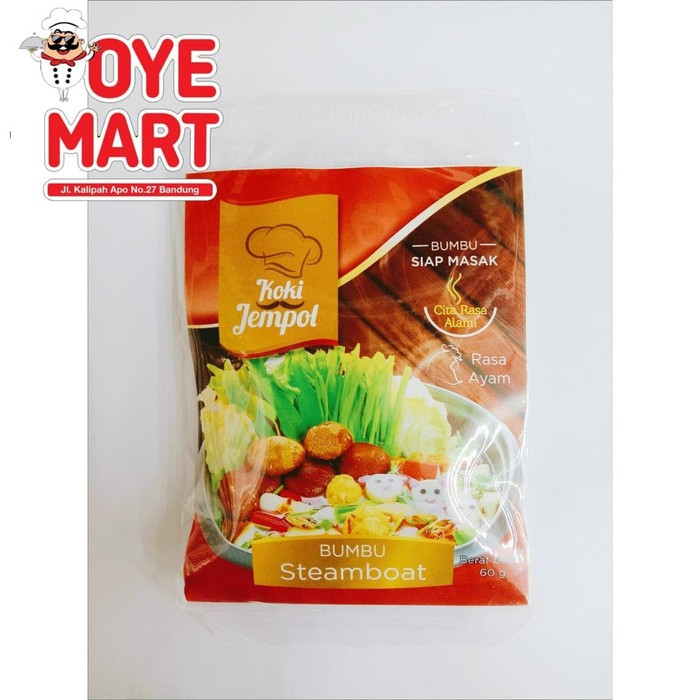 

Order Langsung KOKI JEMPOL BUMBU STEAMBOAT 60GR / BUMBU INSTANT Berkualitas