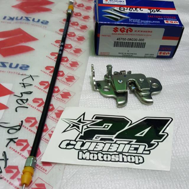 kabel jok satria fu dan engsel penjepit jok satria fu original sgp