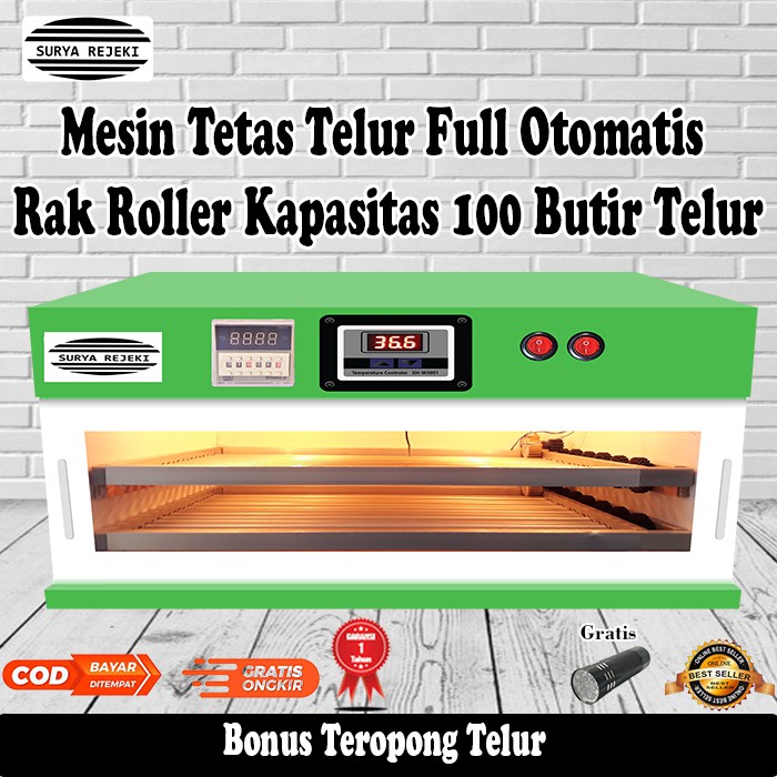 mesin penetas telur otomatis / mesin tetas telur full otomatis  untuk telor ayam burung dan bebek ka