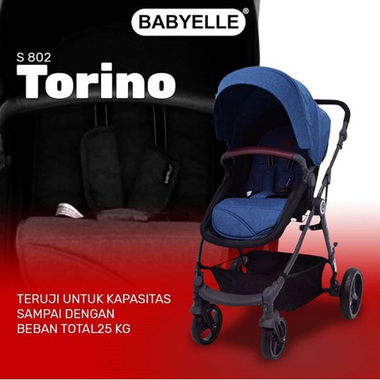 Babyelle Torino Stroller S802 Baby Elle Pram Reversible Seat Kereta dorong bayi bisa hadap ibu