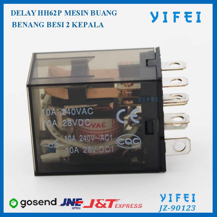 DELAY HH62P MESIN BUANG BENANG BESI 2KEPALA/YIFEI-90123