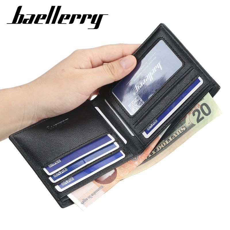 BAELLERRY D1838 Dompet Pria Bahan Kulit PU Leather Premium WATCHKITE WKOS