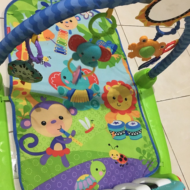 Fisher price kick n crawl piano gym baby gym playmat preloved