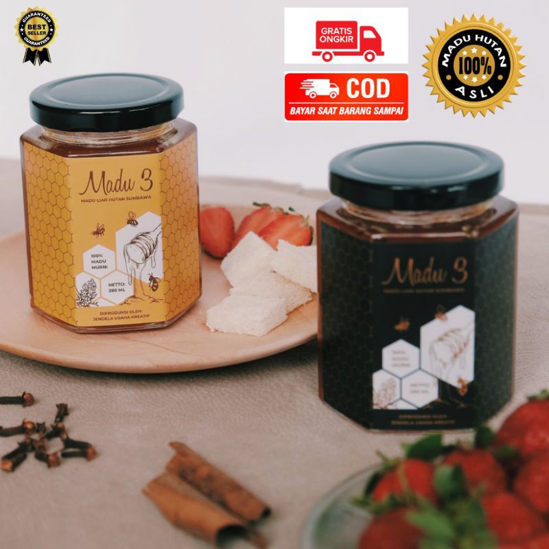

MADU ASLI MURNI HUTAN SUMBAWA - MADU3 ORGANIK 360 GRAM