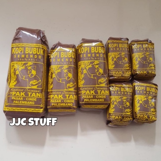 

Kopi Bubuk Semendo - Cap Pak Tani - Pasar Cinde Palembang 250 Gr