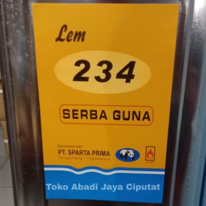 LEM KULIT SEPATU TAS JOK BUSA TRIPLEK 234 BLEK