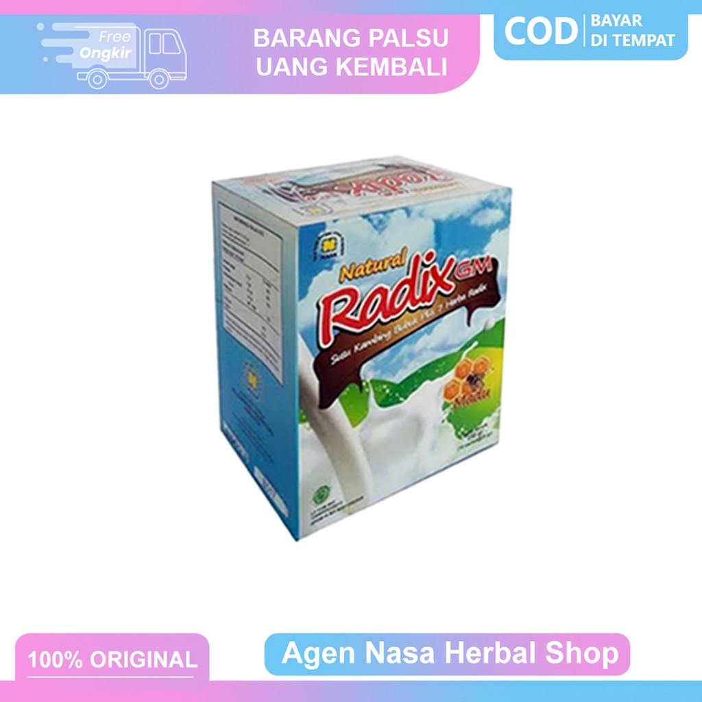 

RADIKMA - SUSU KAMBING RASA MADU - SUSU HERBAL KAMBING ETAWA - MENINGKATKAN KECERDASAN OTAK DAN IMUN TUBUH - ORIGINAL NASA