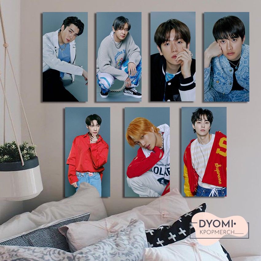 POSTER KAYU EXO, HIASAN DINDING KPOP, POSTER KAYU KPOP, DEKORASI RUANGAN EXO, DEKORASI KAMAR KPOP