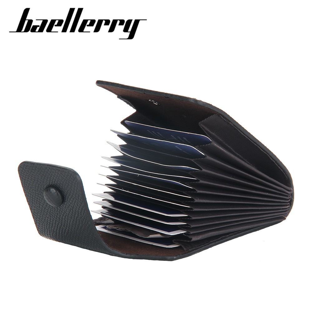 BAELLERRY K0563 Dompet Kartu Pria Bahan Kulit PU Leather Premium WATCHKITE WKOS