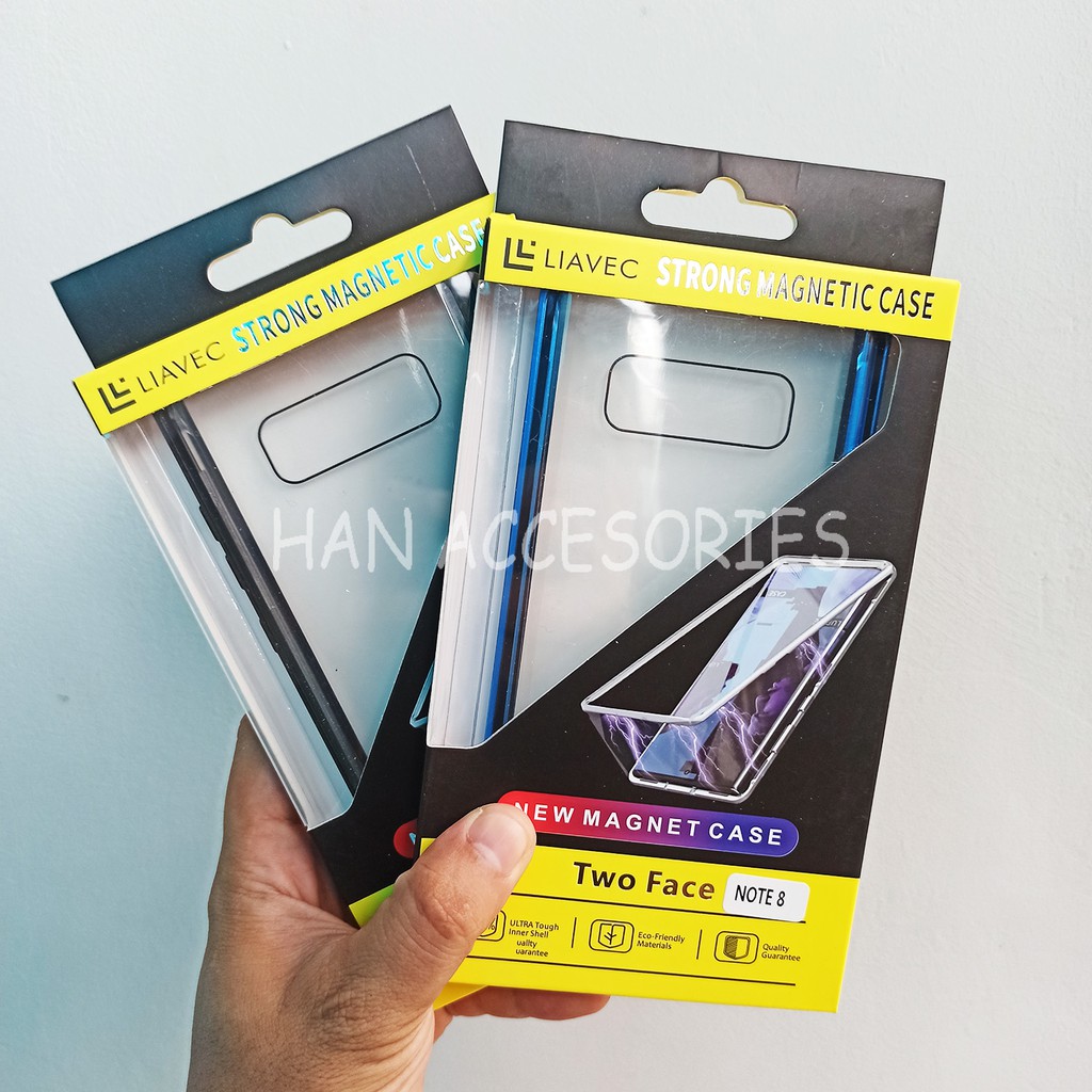 Samsung Galaxy Note 10/Note 10 PRO Case Magnetic 360 FULL GLASS Depan dan Belakang