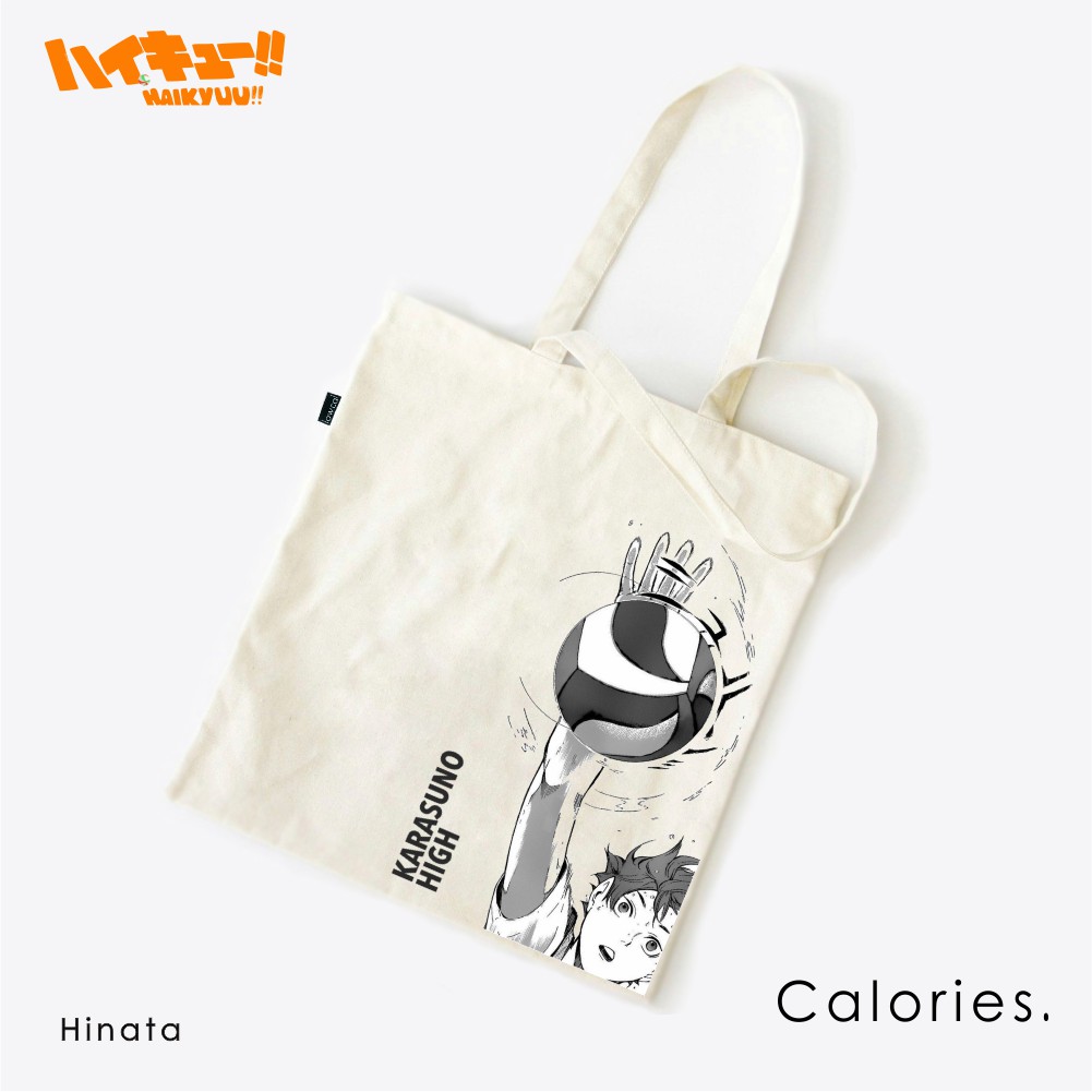 Totebag Anime haikyuu Hinata Karasuno Nekoma Suga #TOHA