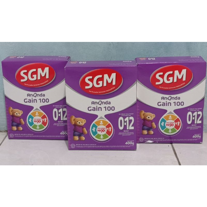 SGM GAIN 100 400GRAM EXP MEI 2025