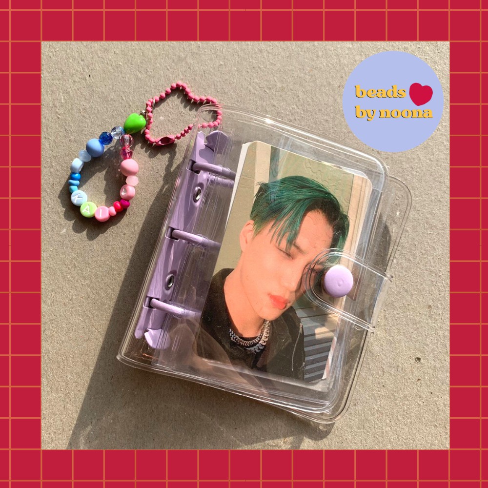 

[NOONA] mini binder pvc photocard lucu korea notebook kecil 3 ring exo shinee
