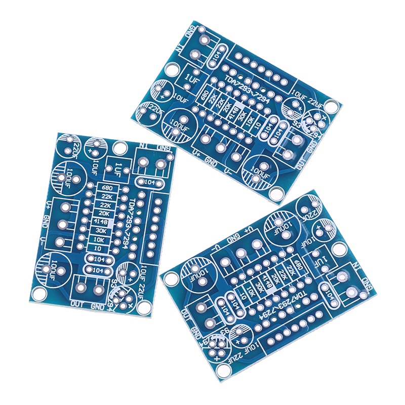 3pcs Papan Sirkuit PCB Bare Amplifier Mono Channel TDA7293