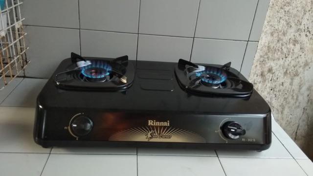 Kompor Gas Rinnai Ri-302s Free Selang Paket Random..aman,hemat&api Biru, Kualitas Ok