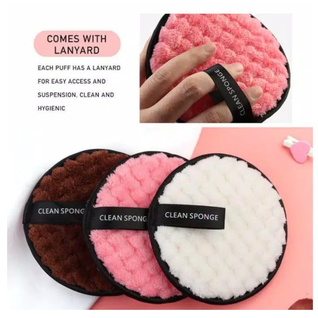 Makeup/Makeup Removal Clean Sponge Puff Double-Sided Face/Cleansing Puff Makeup Remover Cotton