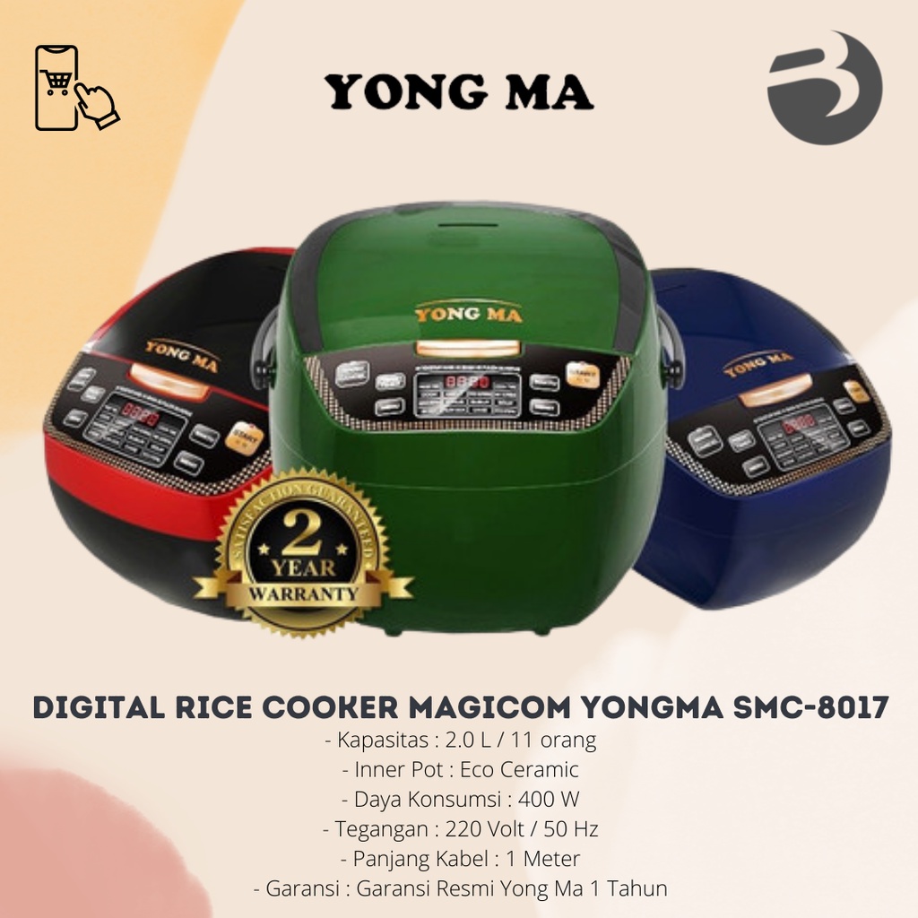 Digital Rice Cooker Magicom YongMa YMC-801 / SMC-8017