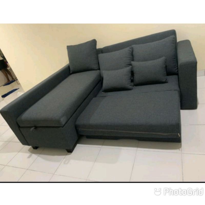 Sofa L bed minimalis