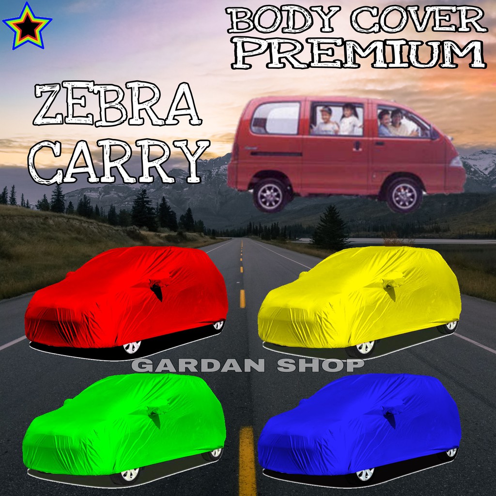 Sarung Mobil ZEBRA CARRY Polos WARNA Body Cover Zebra PREMIUM