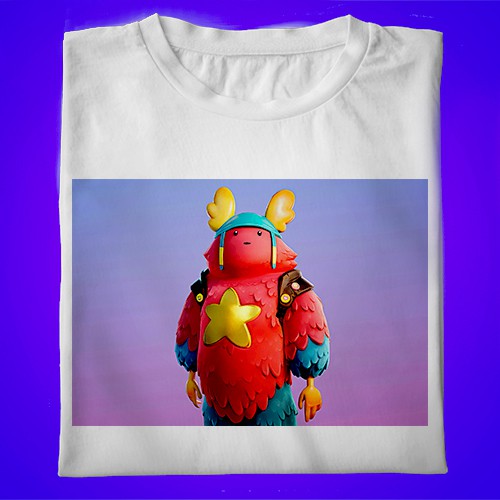 102 KAOS ANAK & DEWASA Guff Fortnite Skin Outfit Denois