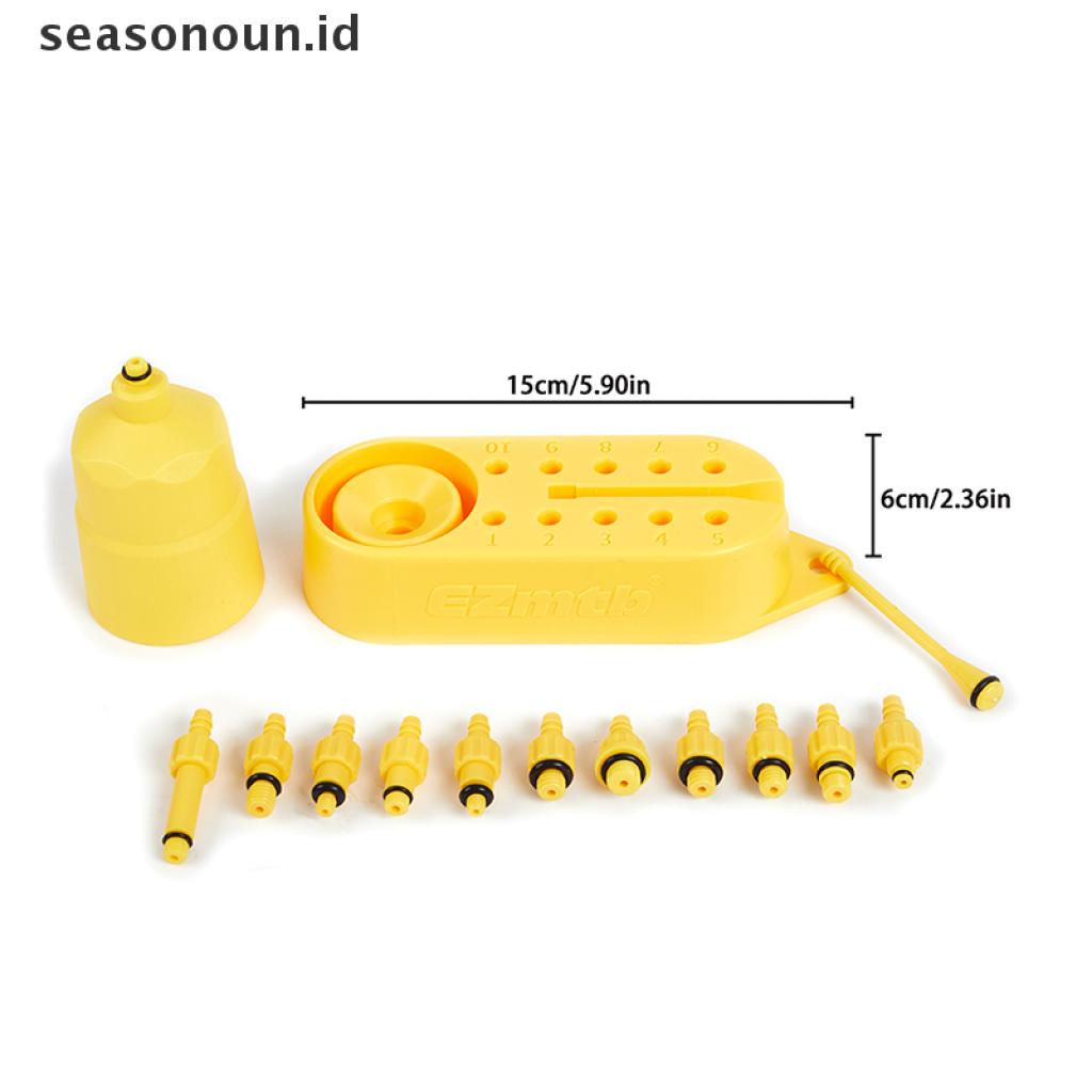 10 in 1 Adapter Corong Oli Hidrolik Sepeda Bahan Plastik