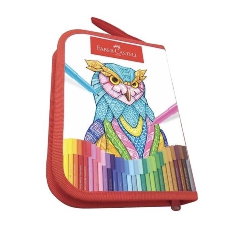 FABER CASTELL CREATIVE COLORING SET / PENSIL WARNA / SPIDOL PENCIL COLORS / MARKER TAS BAG