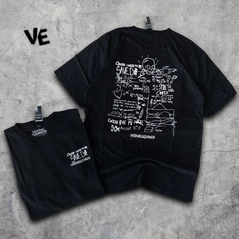 Kaos KREM STRONGER - Vernalequinox / Vernal Equinox / Kaos Distro Bandung / Kaos Pria &amp; Wanita / Kaos Unisex Oversize