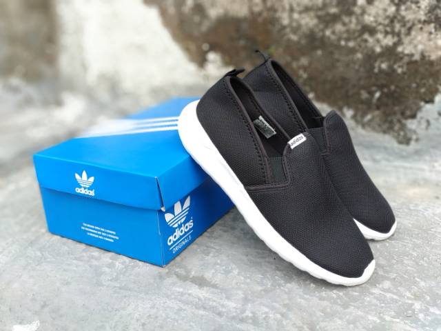 SEPATU PRIA ADIDAS CLOUDFOAM SEPATU SLIP ON COWOK CASUAL MADE IN VIETNAM