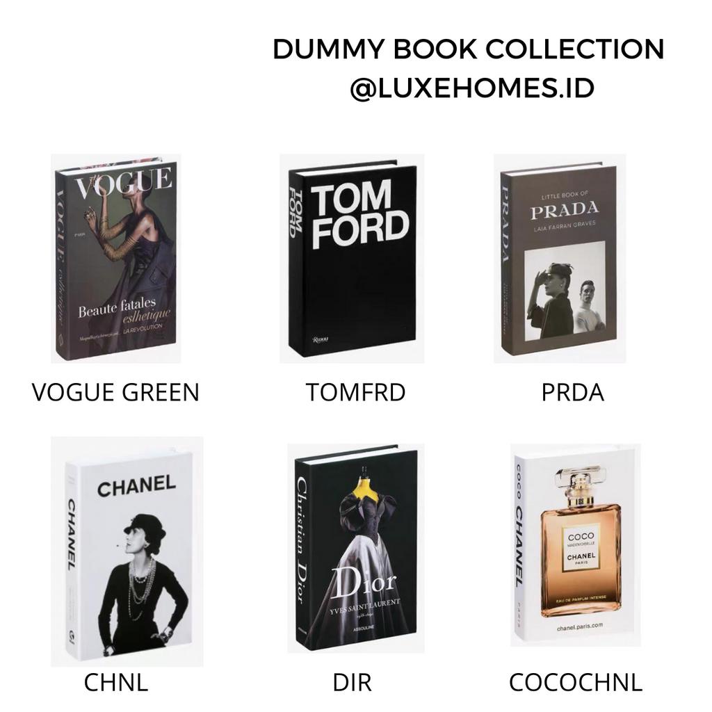 Luxury Dummy Book / Buku Pajangan Aesthetic / Hiasan Buku Palsu / Dekorasi Properti Foto