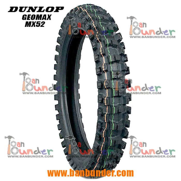 BAN DUNLOP 90/100-14 64M MX52 GEOMAX (TRAIL)
