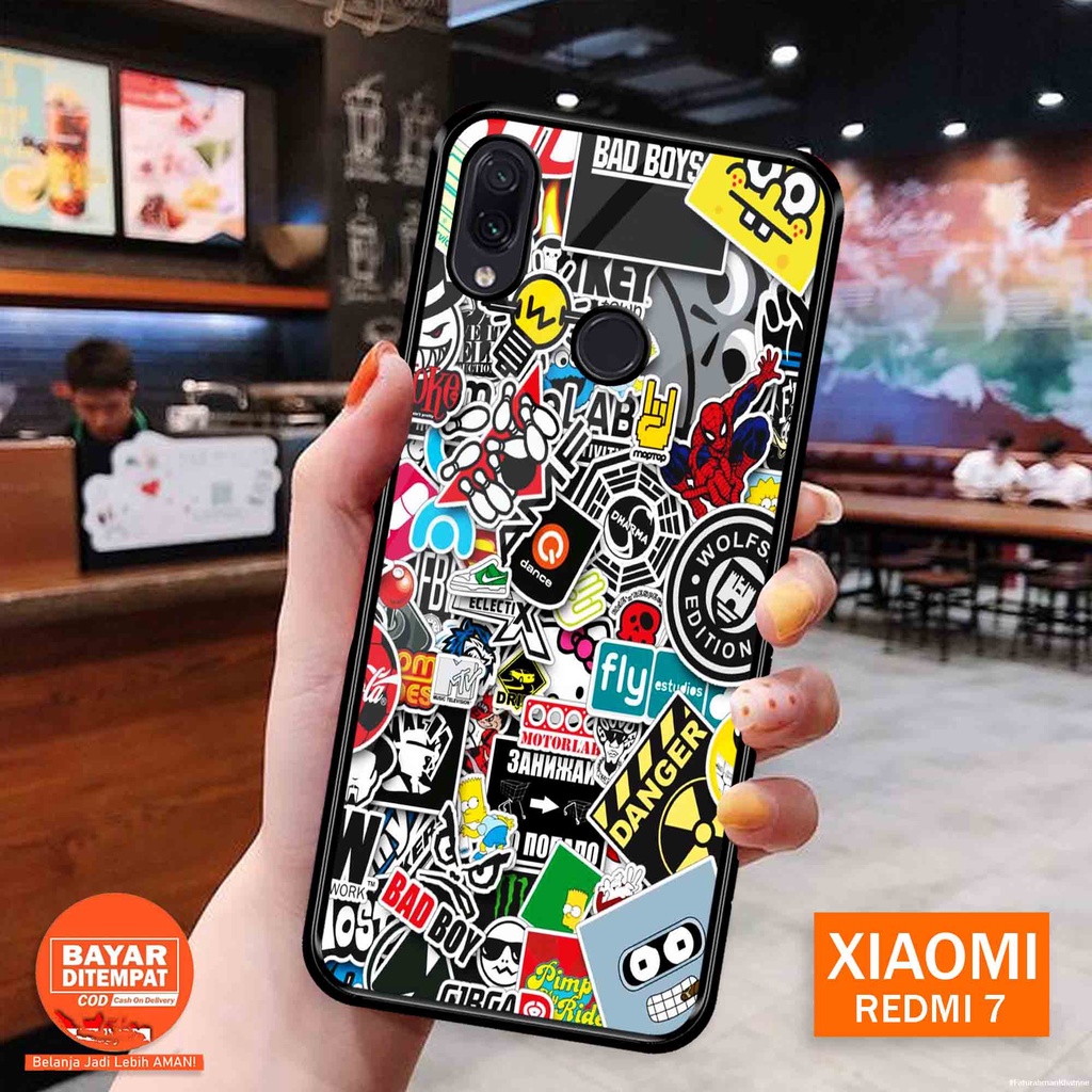 Sukses Case REDMI 7 - Hardcase 2D Glossy Redmi 7 - Silikon Hp Redmi  - Silicon Hp Redmi - Kessing Hp